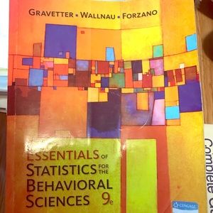 Essentials of Statistics for Beh. Sciences
9th Ed.